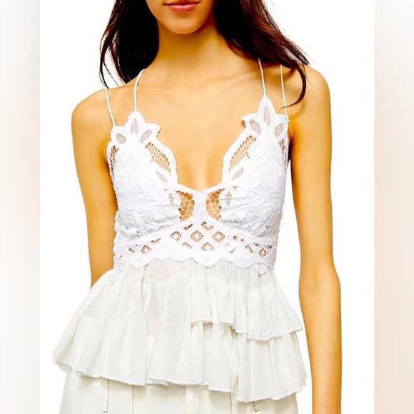 Free People Tops - NWT! Free People Intimately White Adella Cami Top